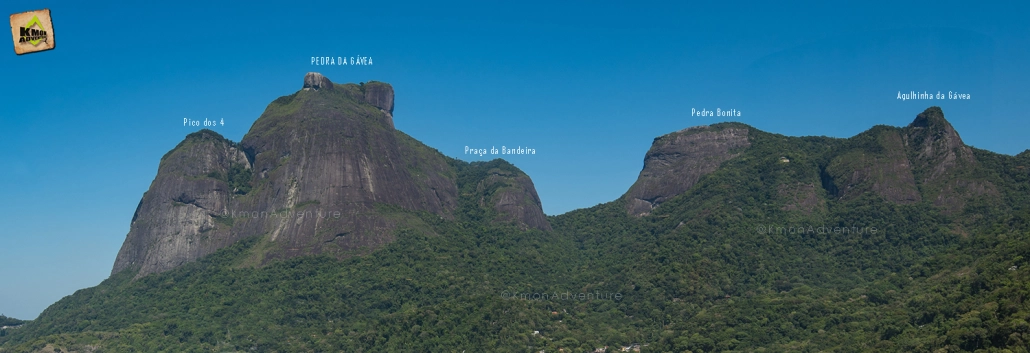 Pedra da Gávea na Floresta da Tijuca, é uma das mais linda do Rio de Janeiro e do Brasil.