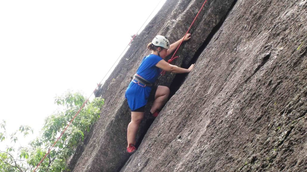 Aula de Escalada guia da Urca