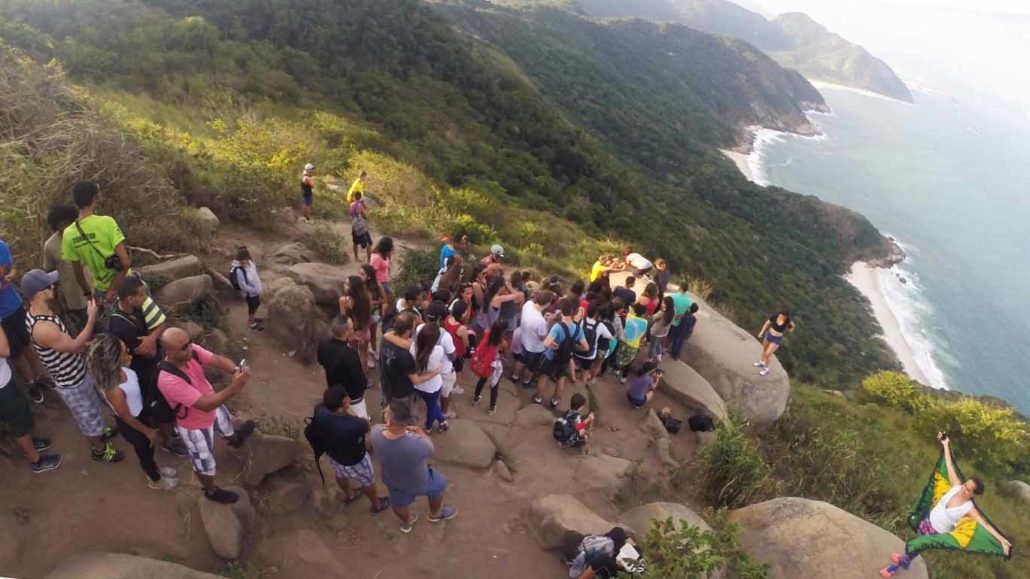 Fila na Pedra do Telégrafo Trilha Pedra do Telégrafo fila
