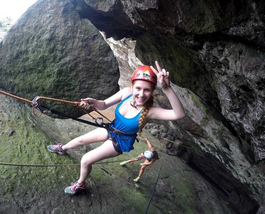 Rapel na Gruta do Morcego
