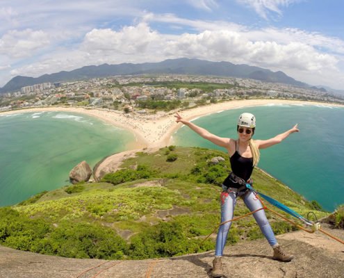 Rapel na Pedra do Pontal Rapel na Pedra do Pontal - Rio de Janeiro
