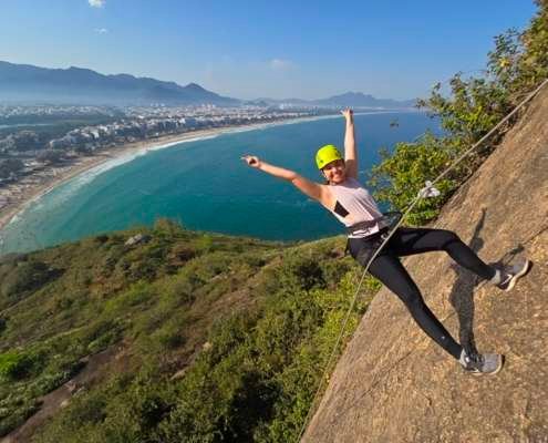 Rapel na Pedra do Pontal Rapel na pedra do Pontal - Rio de Janeiro